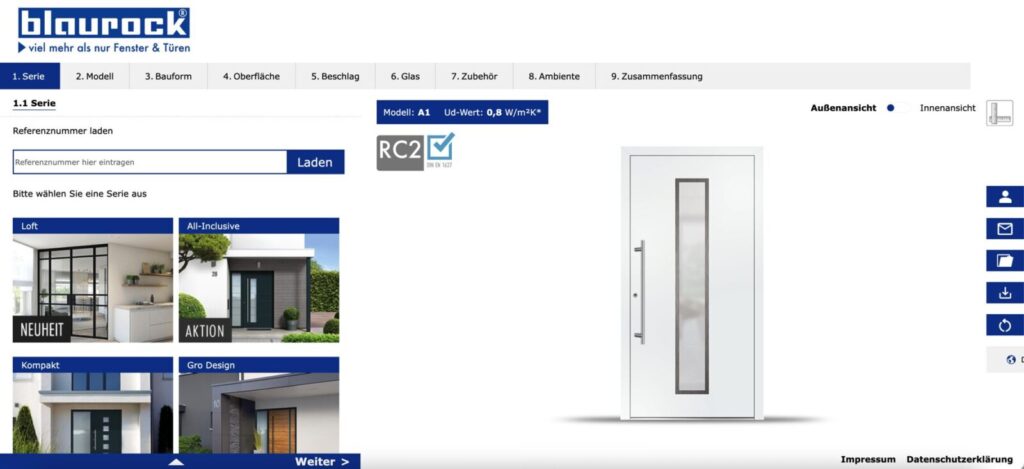 konfigurator Haustüren